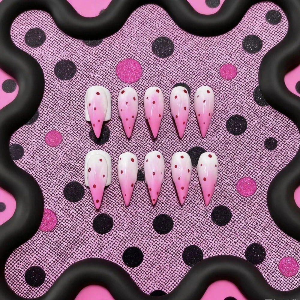 Punk Spike Long Stiletto Press-On Nails