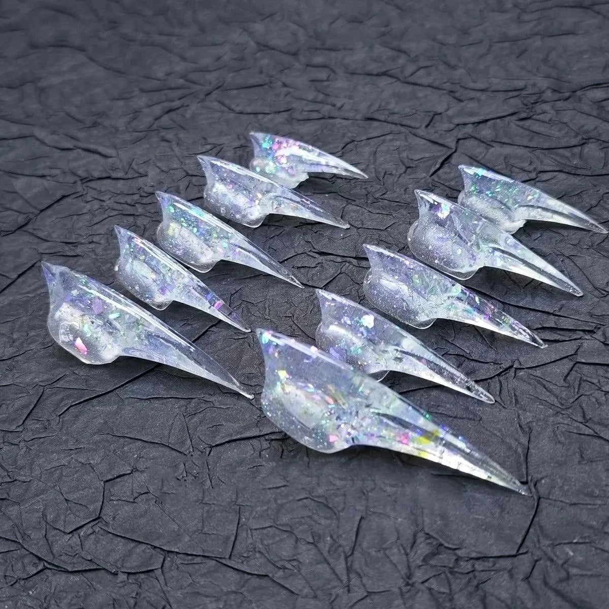 Crystal Long Claw Press-On Nails