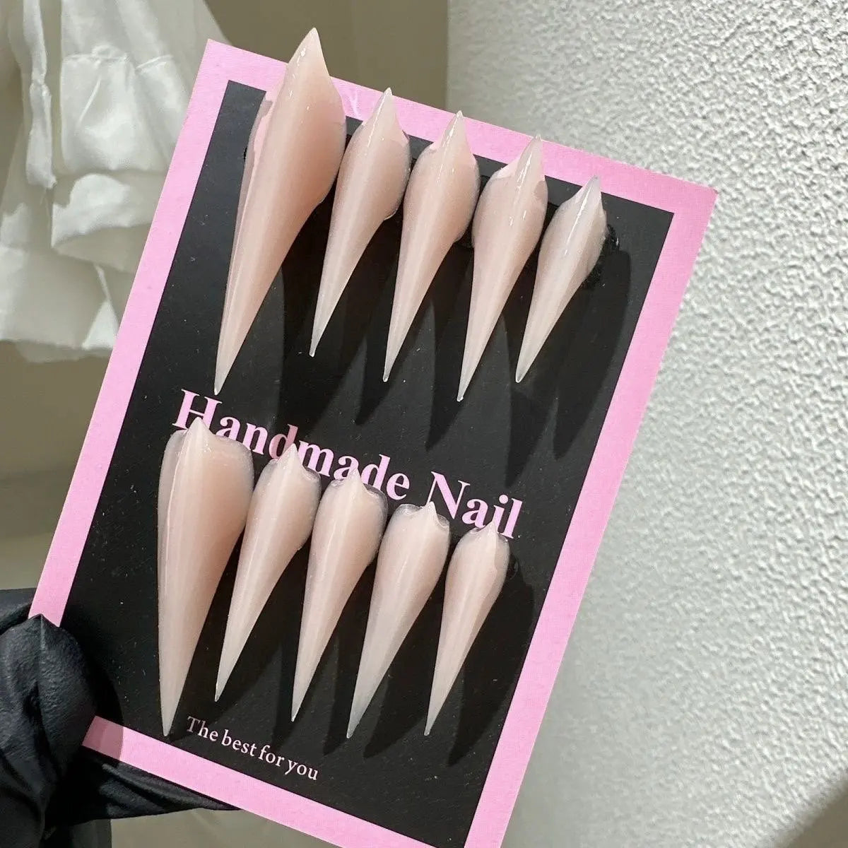 Crystal Long Claw Press-On Nails