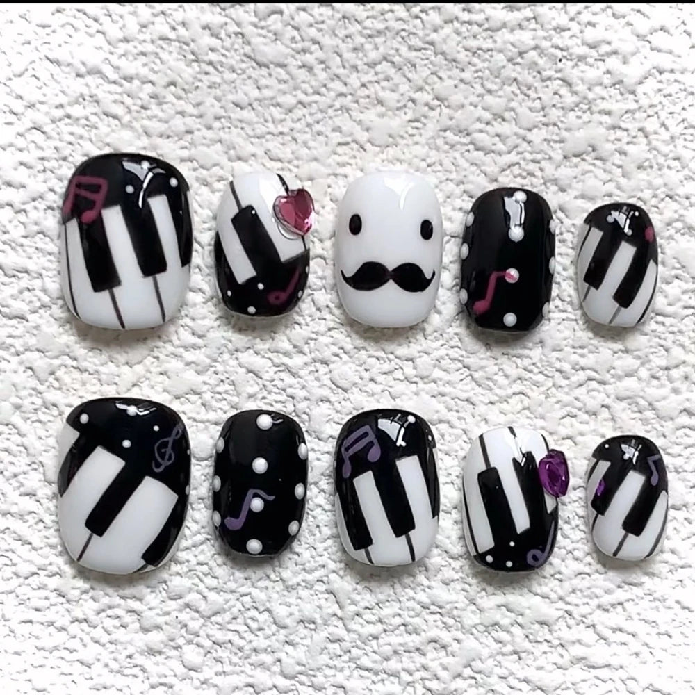 Kawaii Rilakkuma Bear Press-On Nails