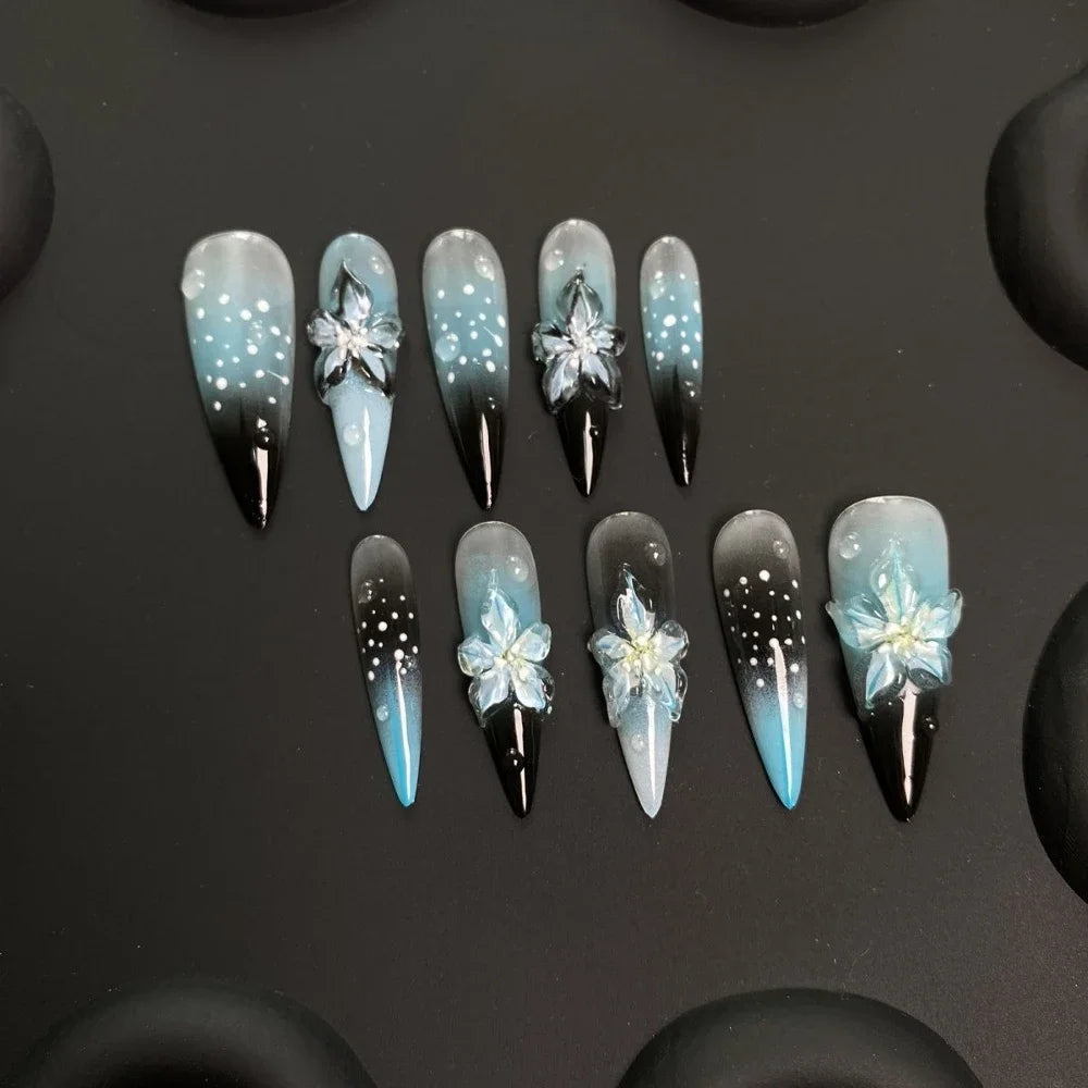 Mixed Y2K Square Press-On Nails — Variety Pack