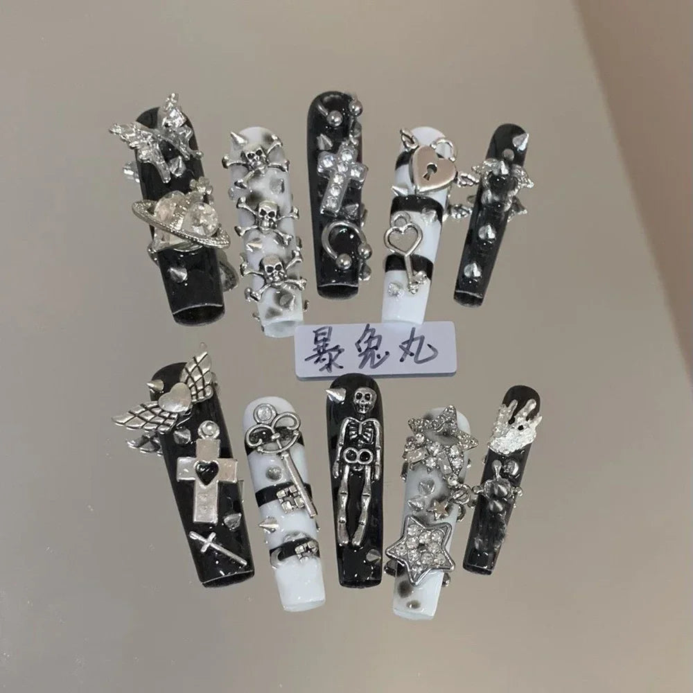 Y2K Music & Star Mixed Press-On Nails