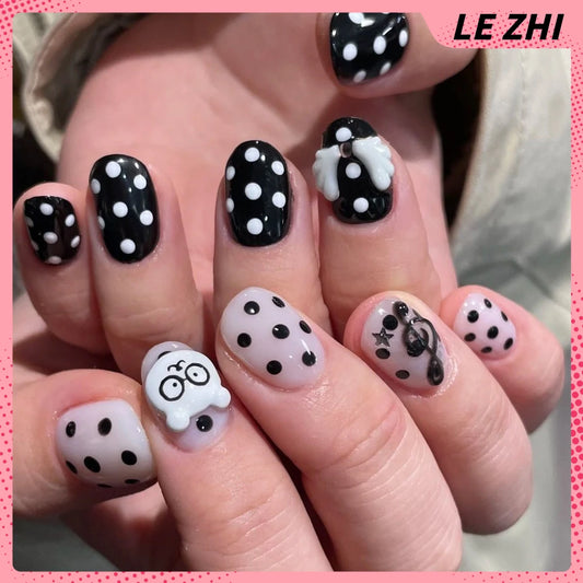 Kawaii Rilakkuma Bear Press-On Nails
