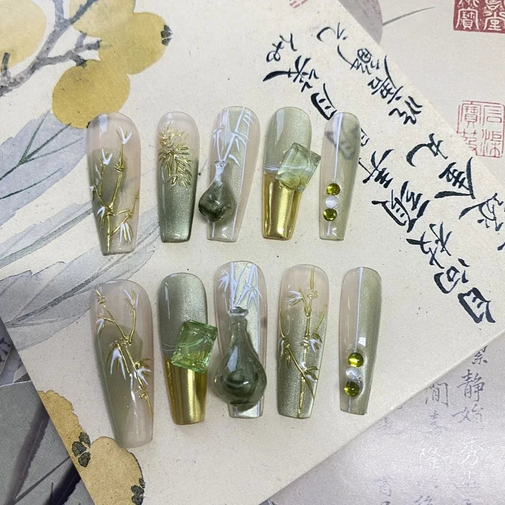 Mixed Y2K Square Press-On Nails — Variety Pack