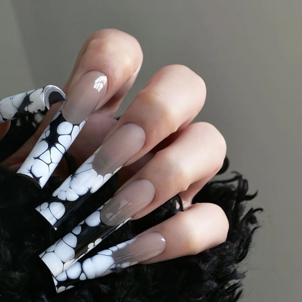Punk Spike Long Stiletto Press-On Nails