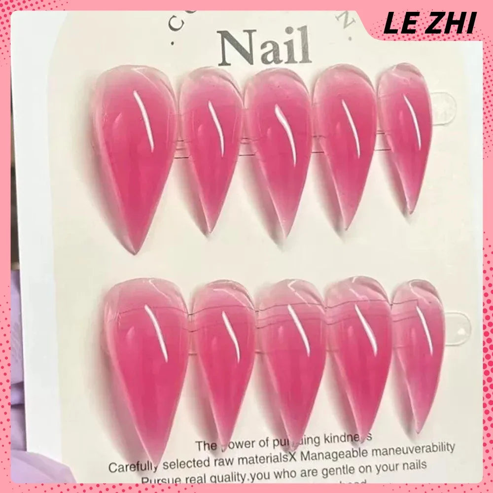 Bridal Rhinestone Stiletto Press-On Nails