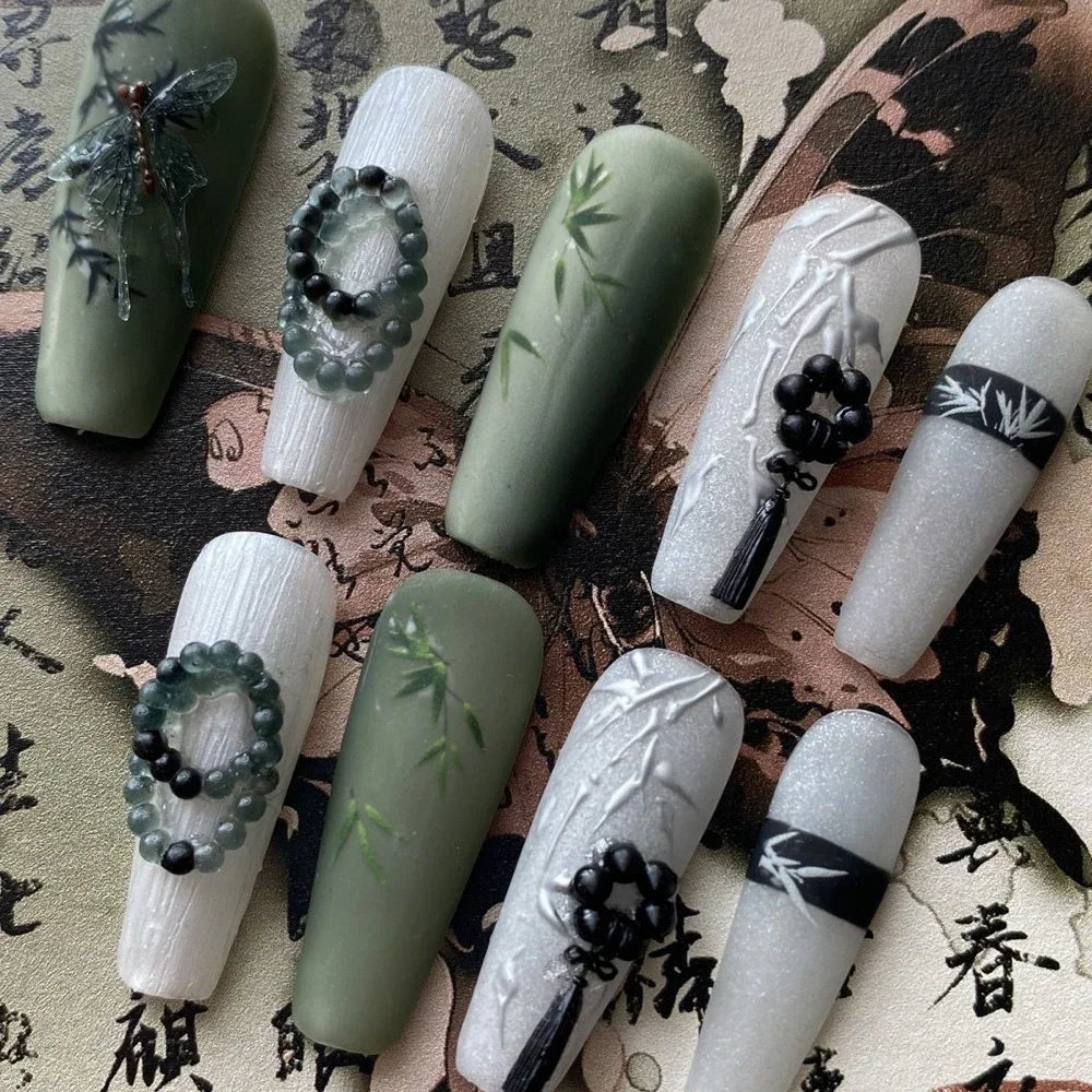 Mixed Y2K Square Press-On Nails — Variety Pack