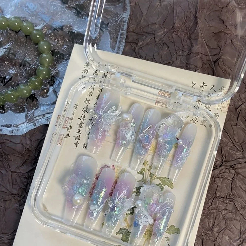 Mixed Y2K Square Press-On Nails — Variety Pack