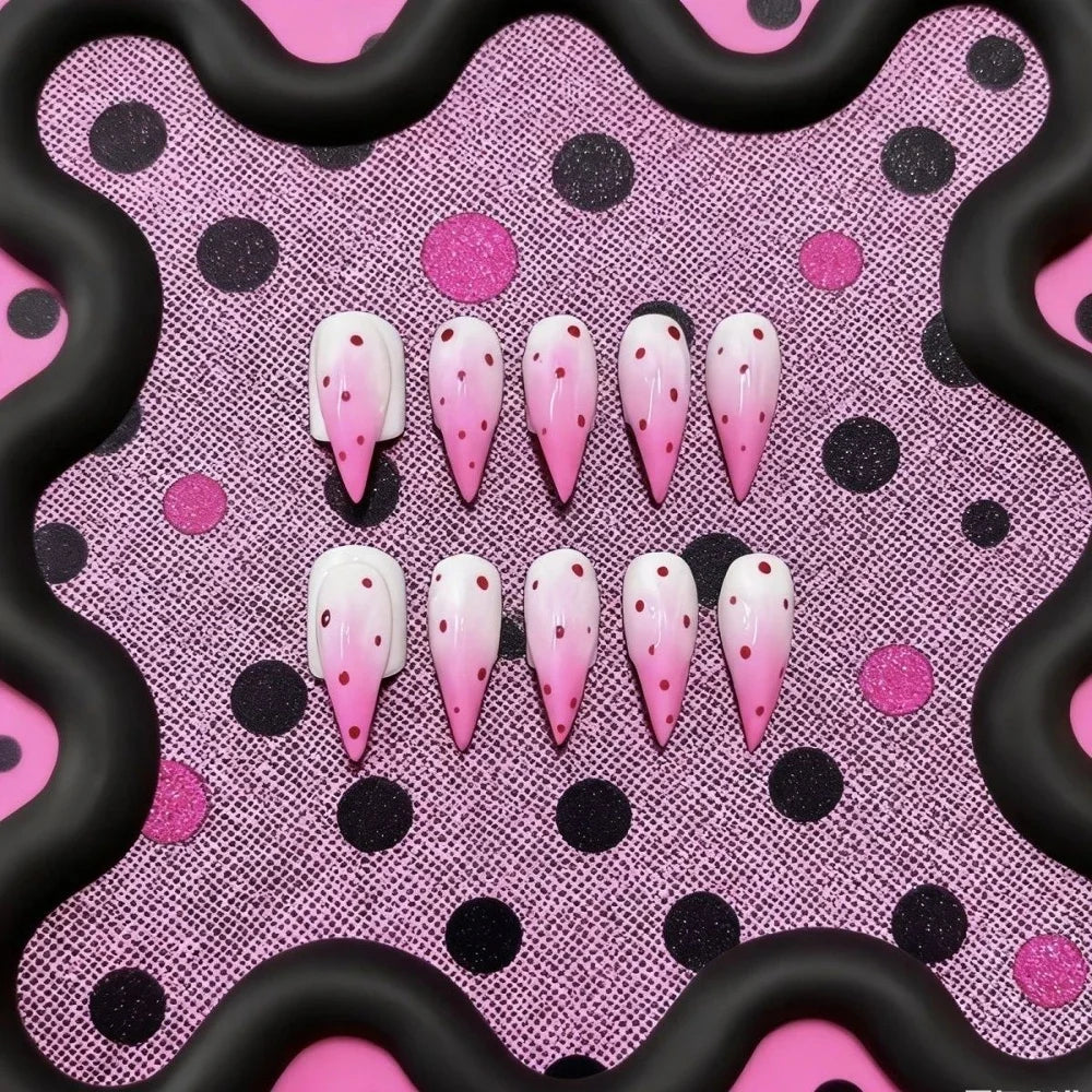 Chain & Spike Gothic Stiletto Press-On Nails