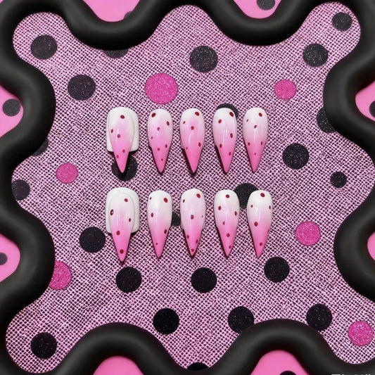Chain & Spike Gothic Stiletto Press-On Nails