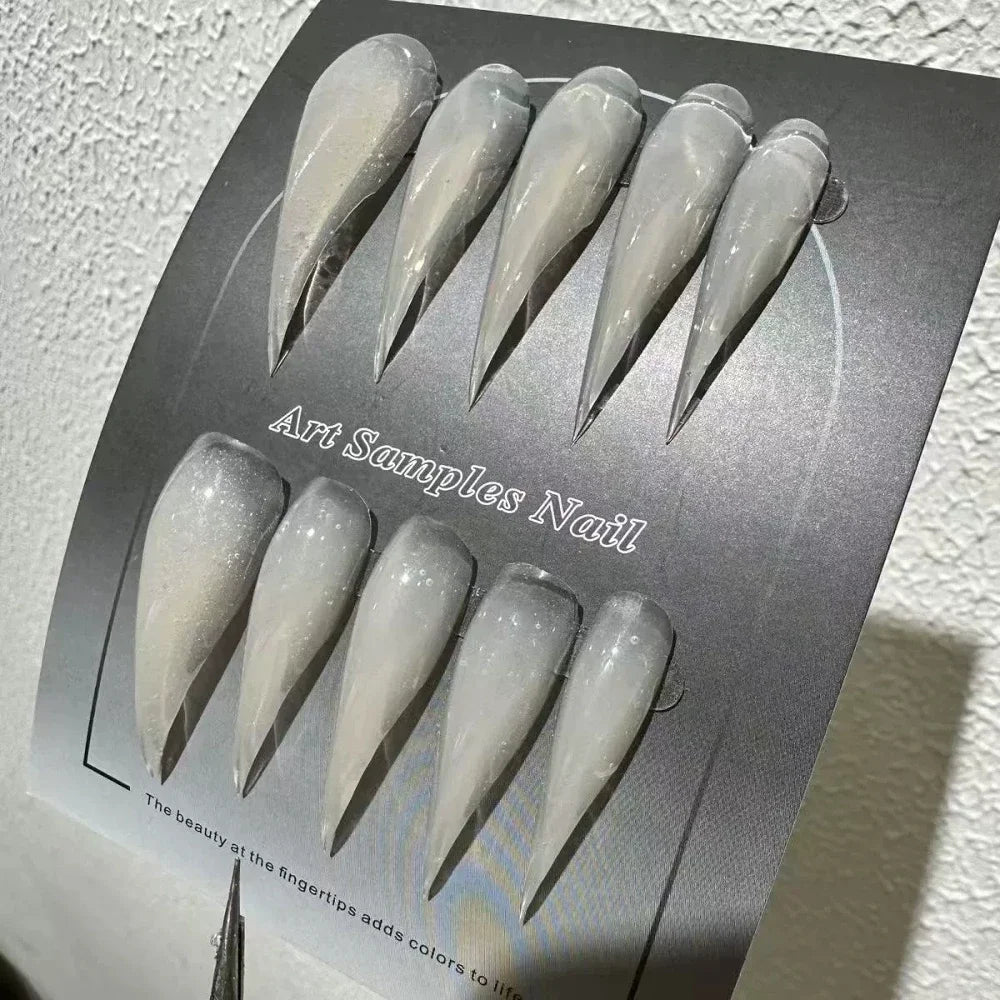 Bridal Rhinestone Stiletto Press-On Nails