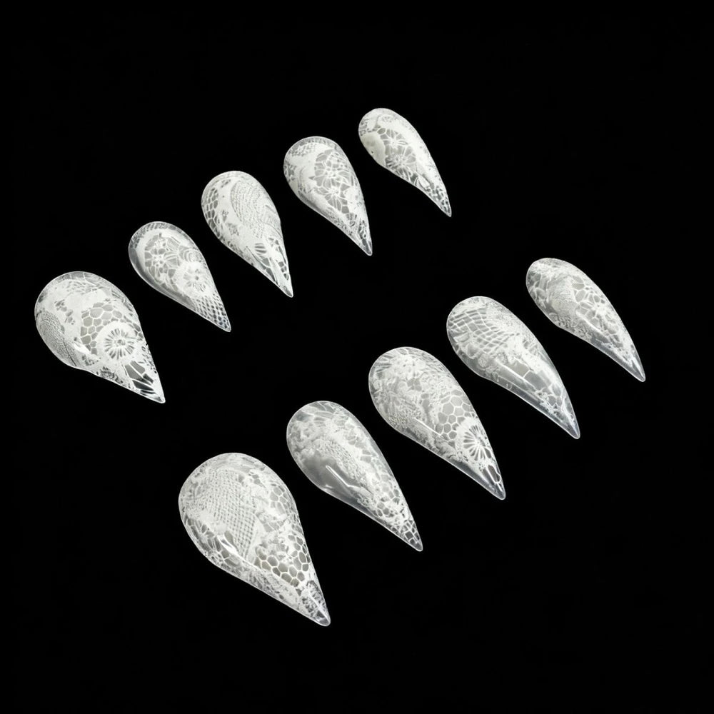 Punk Spike Long Stiletto Press-On Nails