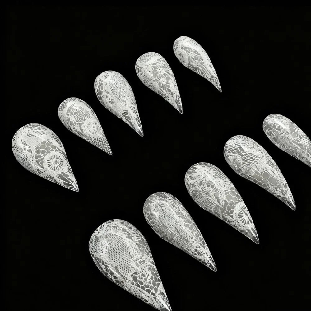 Chain & Spike Gothic Stiletto Press-On Nails