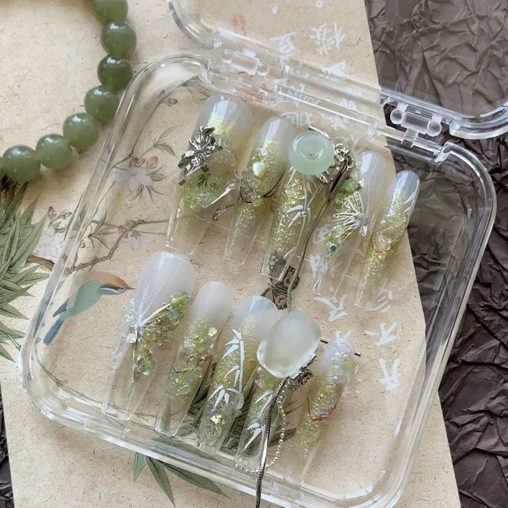 Mixed Y2K Square Press-On Nails — Variety Pack