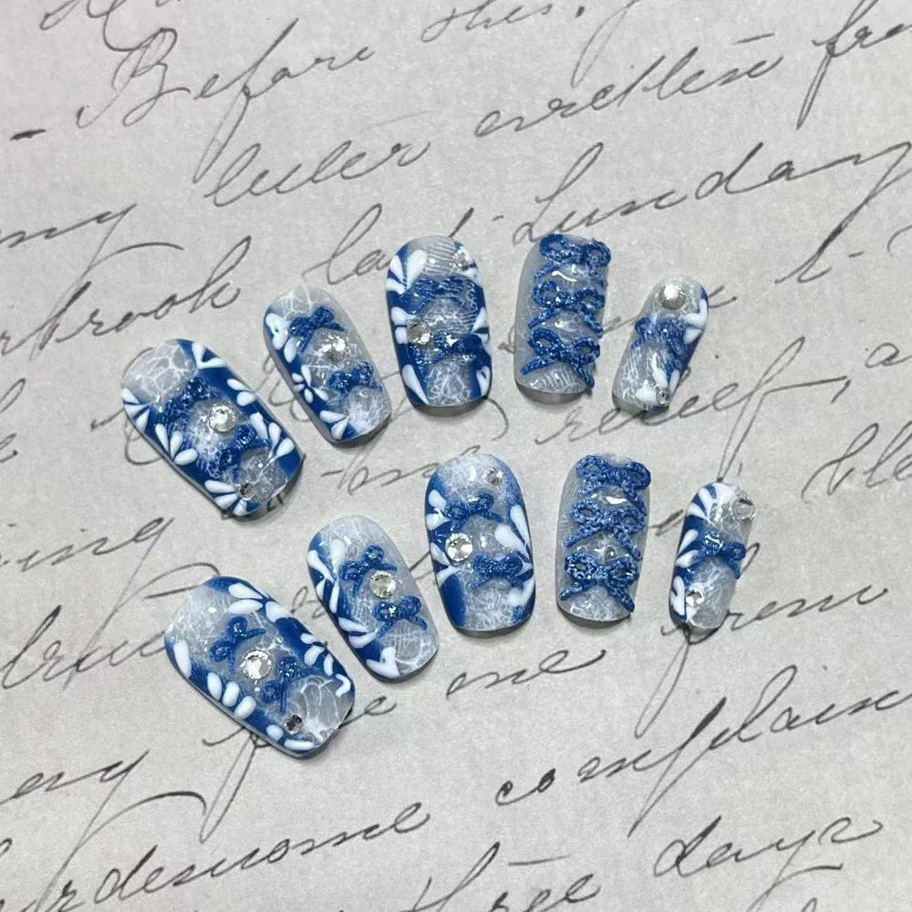 Mixed Y2K Square Press-On Nails — Variety Pack