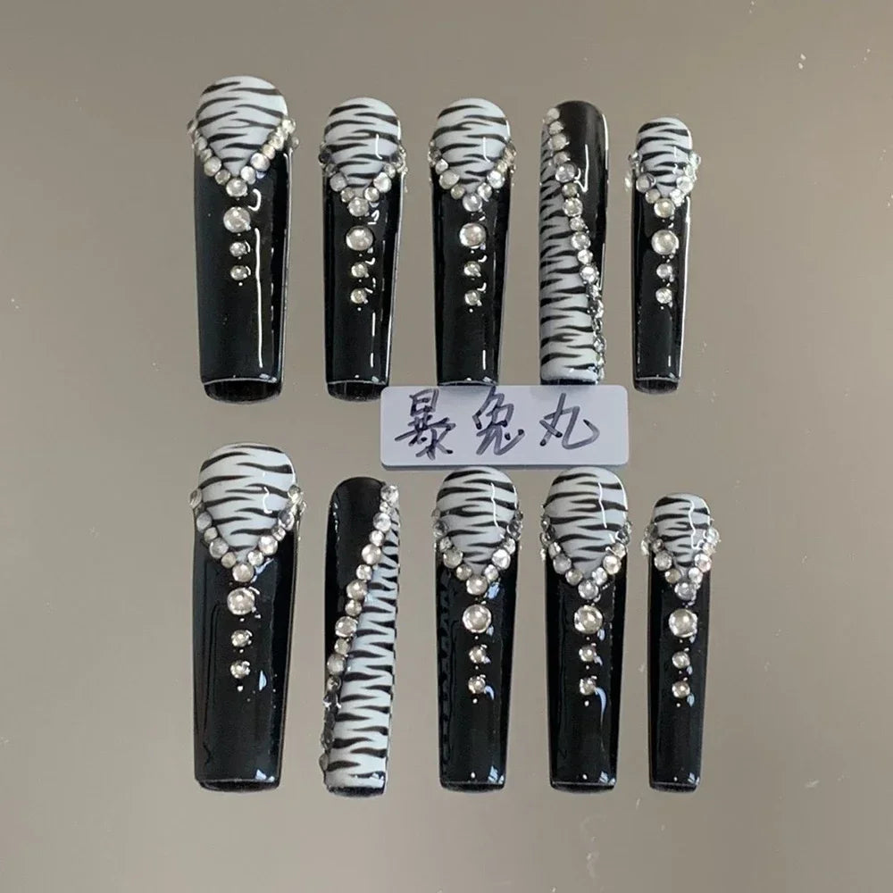 Y2K Music & Star Mixed Press-On Nails