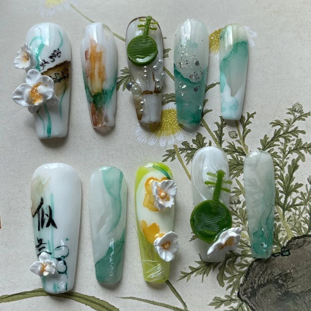 Mixed Y2K Square Press-On Nails — Variety Pack