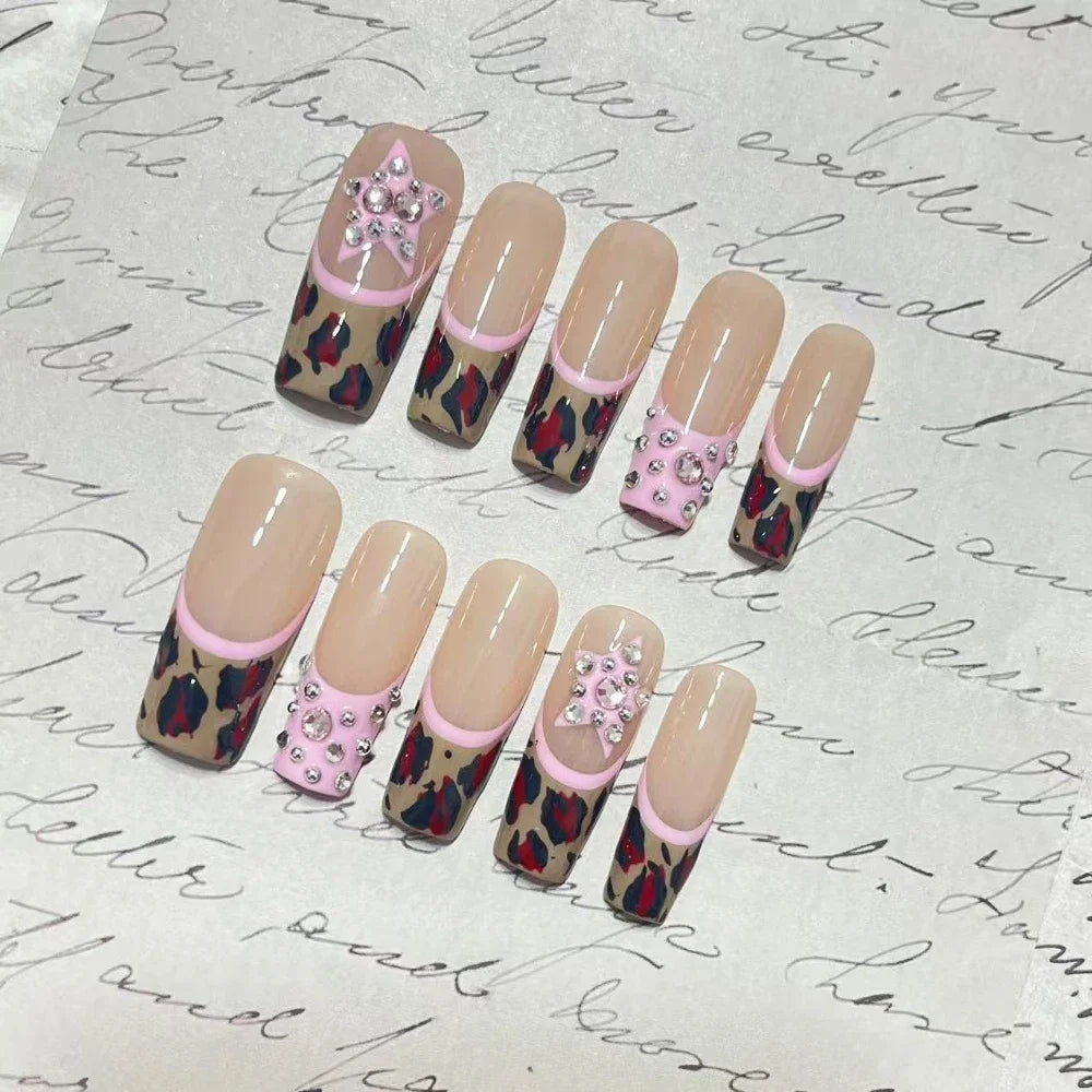 Mixed Y2K Square Press-On Nails — Variety Pack