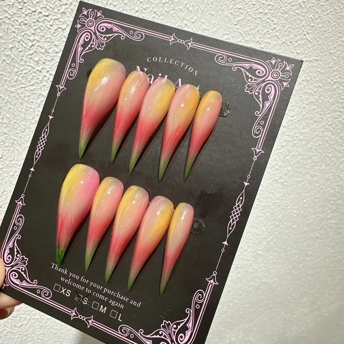 Crystal Long Claw Press-On Nails