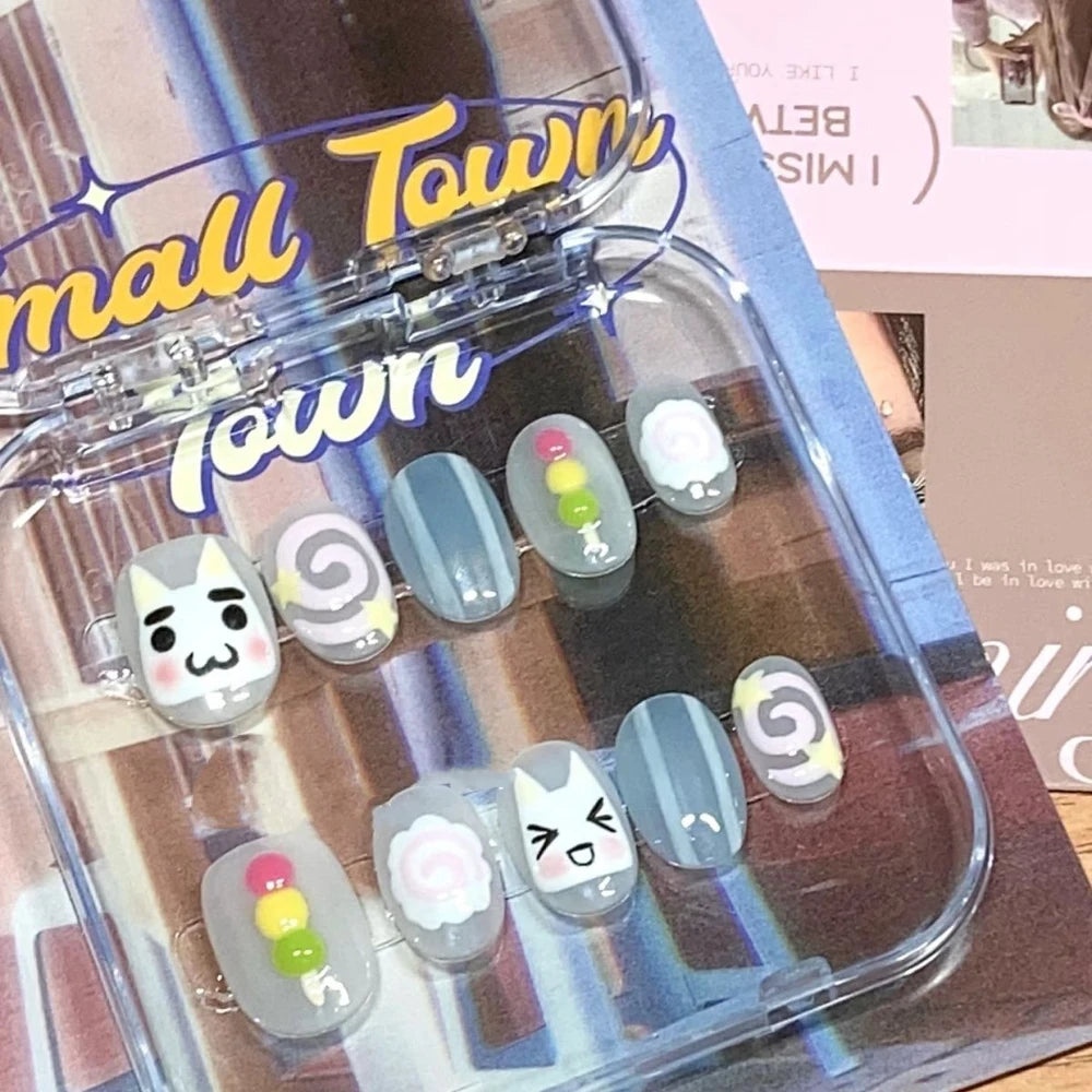 Kawaii Rilakkuma Bear Press-On Nails