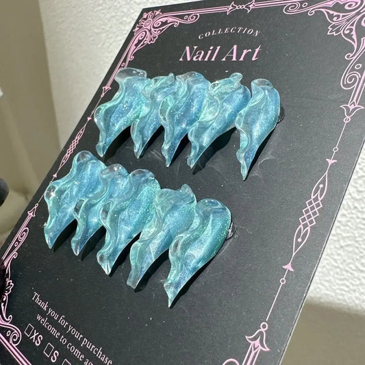 Crystal Long Claw Press-On Nails