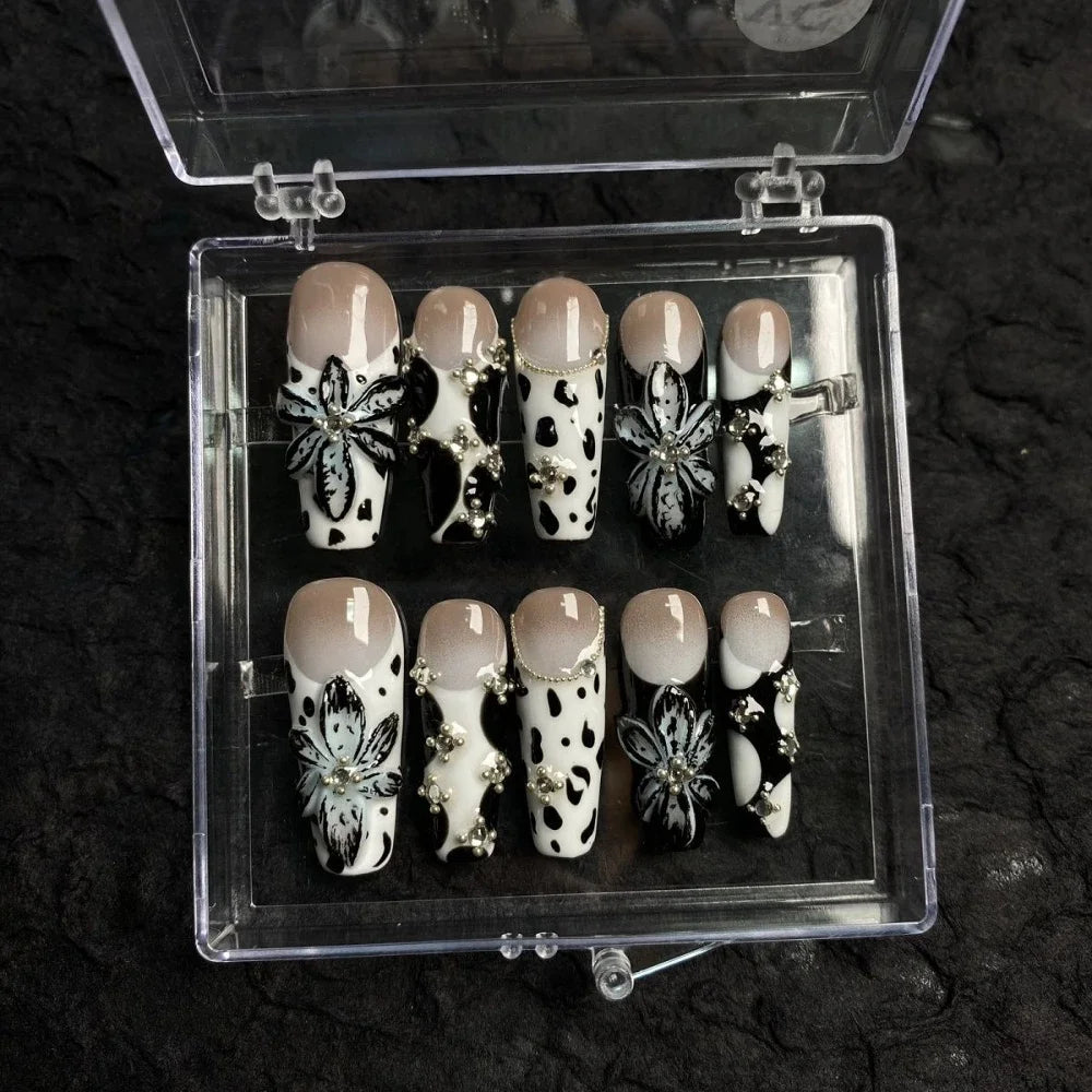Mixed Y2K Square Press-On Nails — Variety Pack