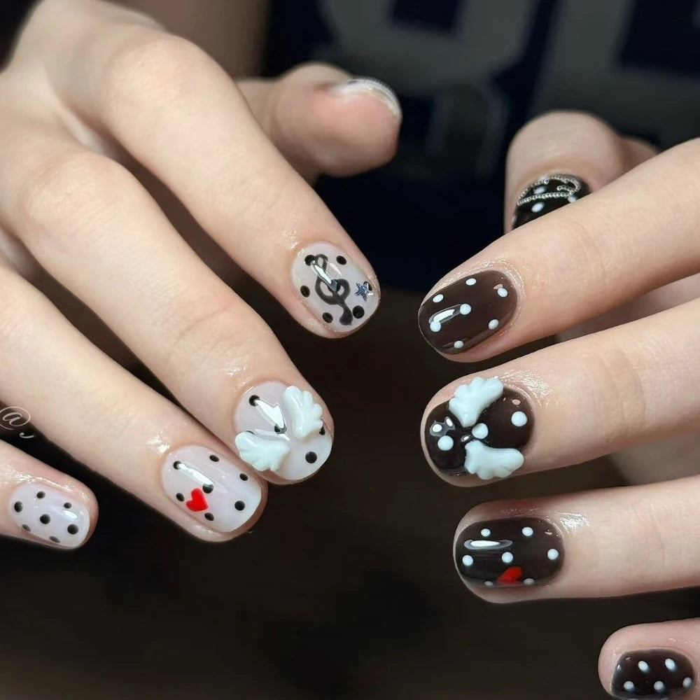 Kawaii Rilakkuma Bear Press-On Nails