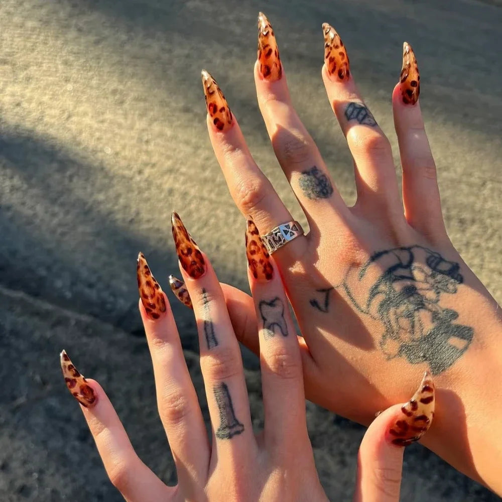 Bridal Rhinestone Stiletto Press-On Nails