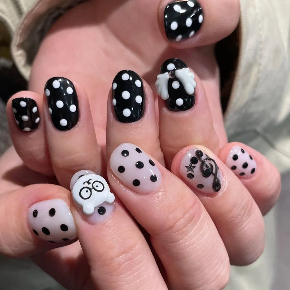 Kawaii Rilakkuma Bear Press-On Nails