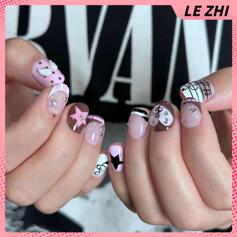 Kawaii Rilakkuma Bear Press-On Nails