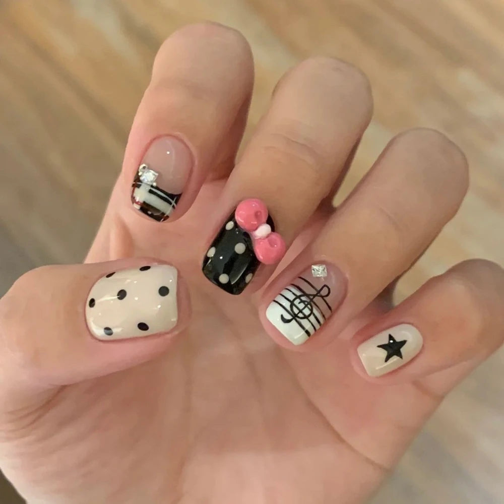 Kawaii Rilakkuma Bear Press-On Nails