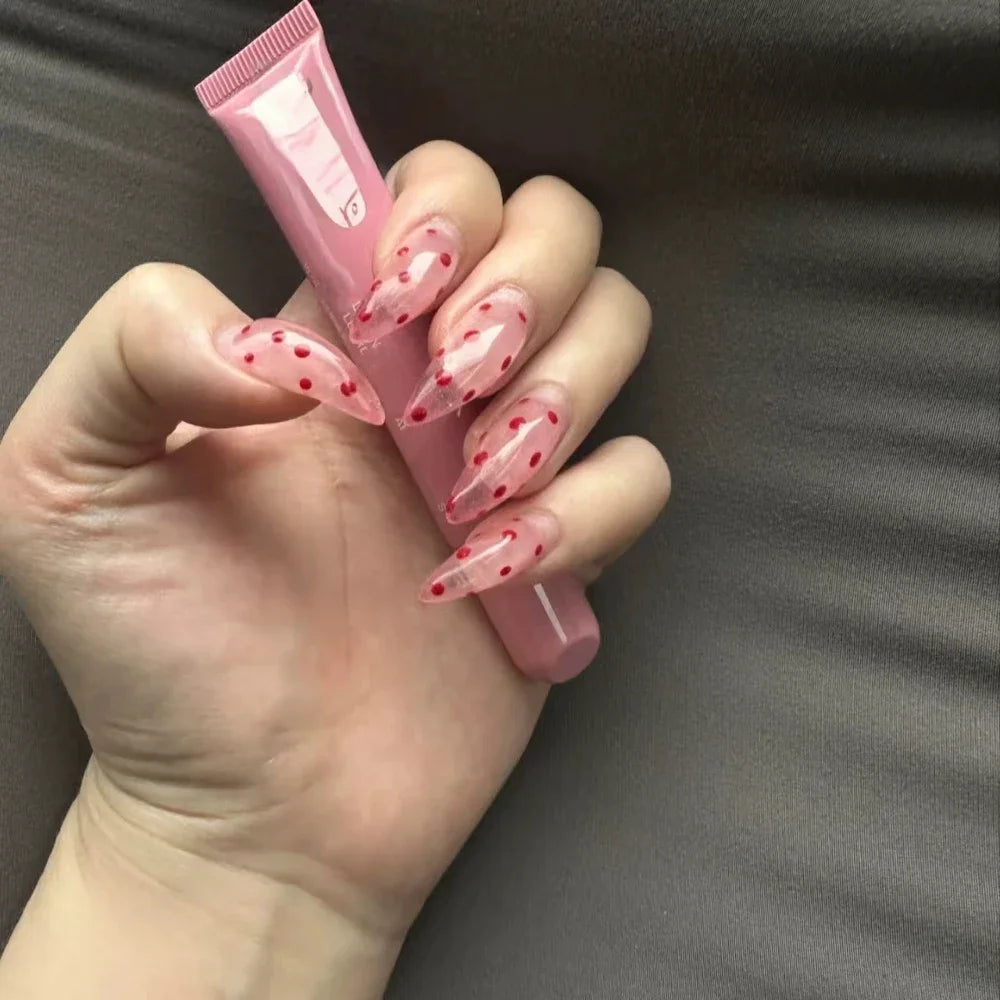 Bridal Rhinestone Stiletto Press-On Nails